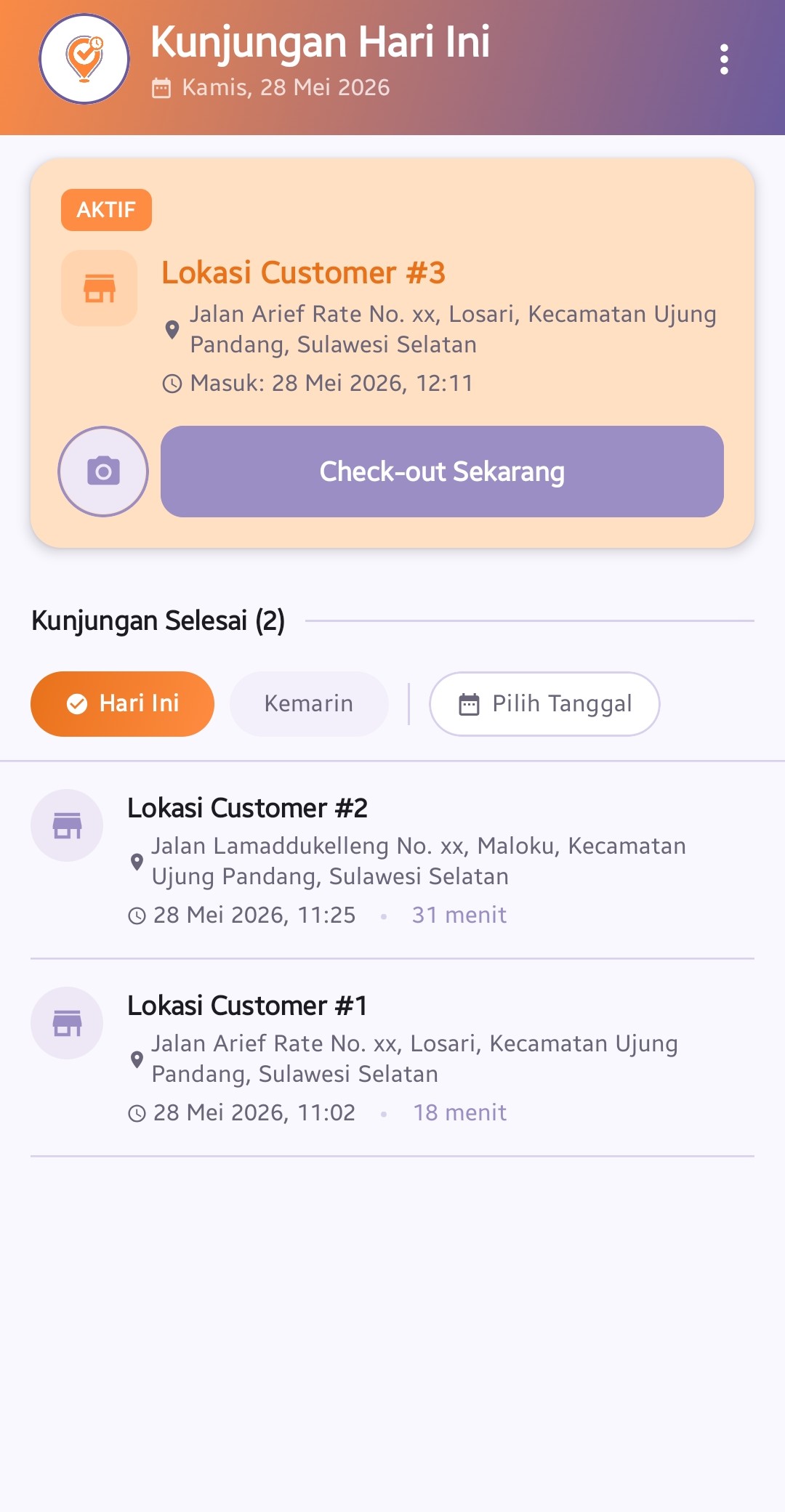 Kunjungan Aktif